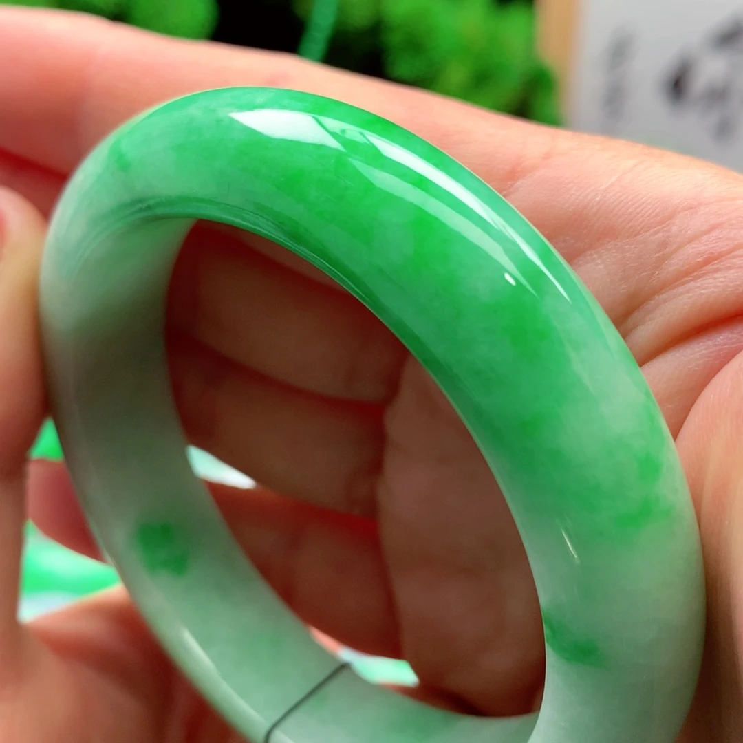 未镶嵌手镯翡翠缅甸57圈口
