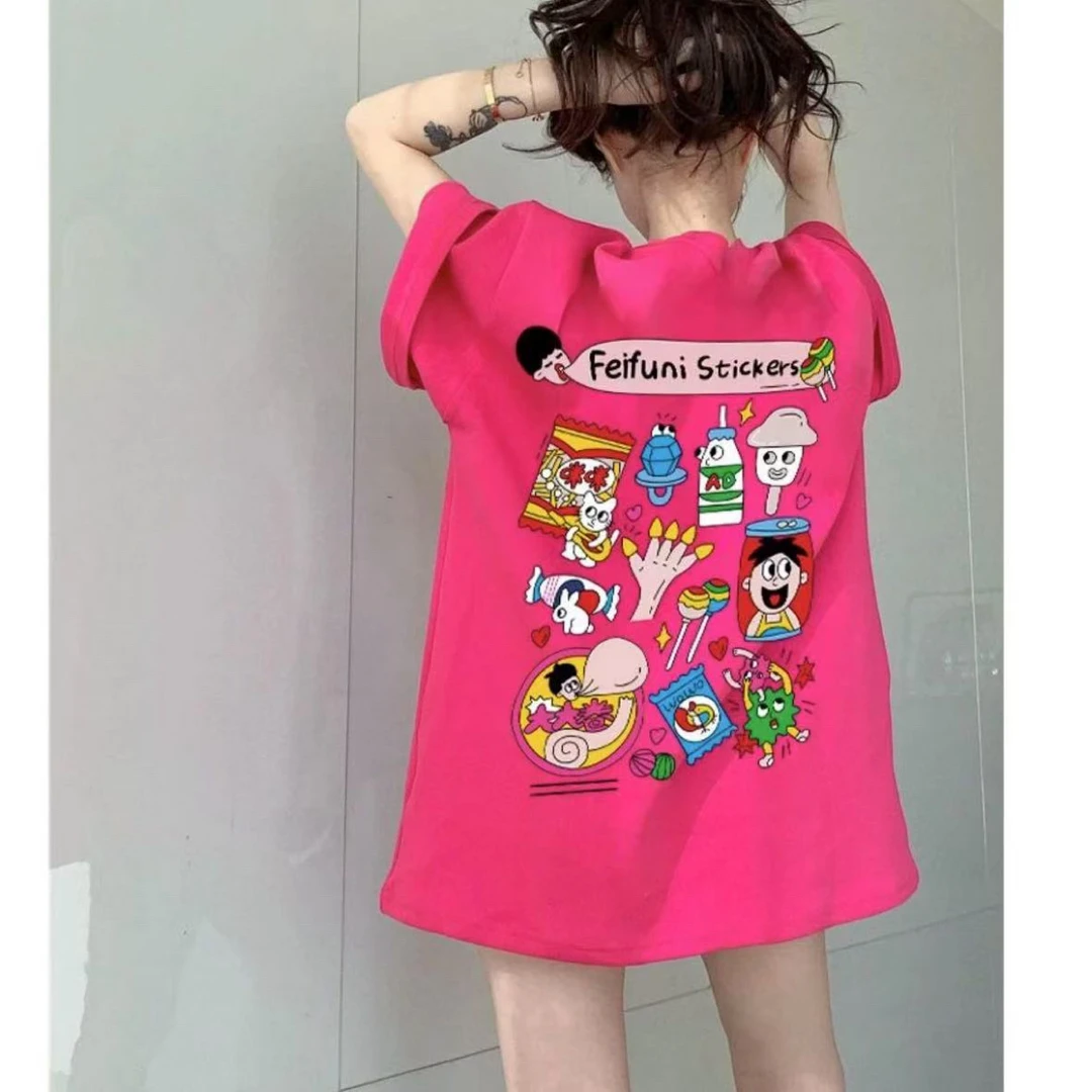 301-350【短袖】哝NONG-2025夏季新款百搭休闲福利款短袖T恤301-350