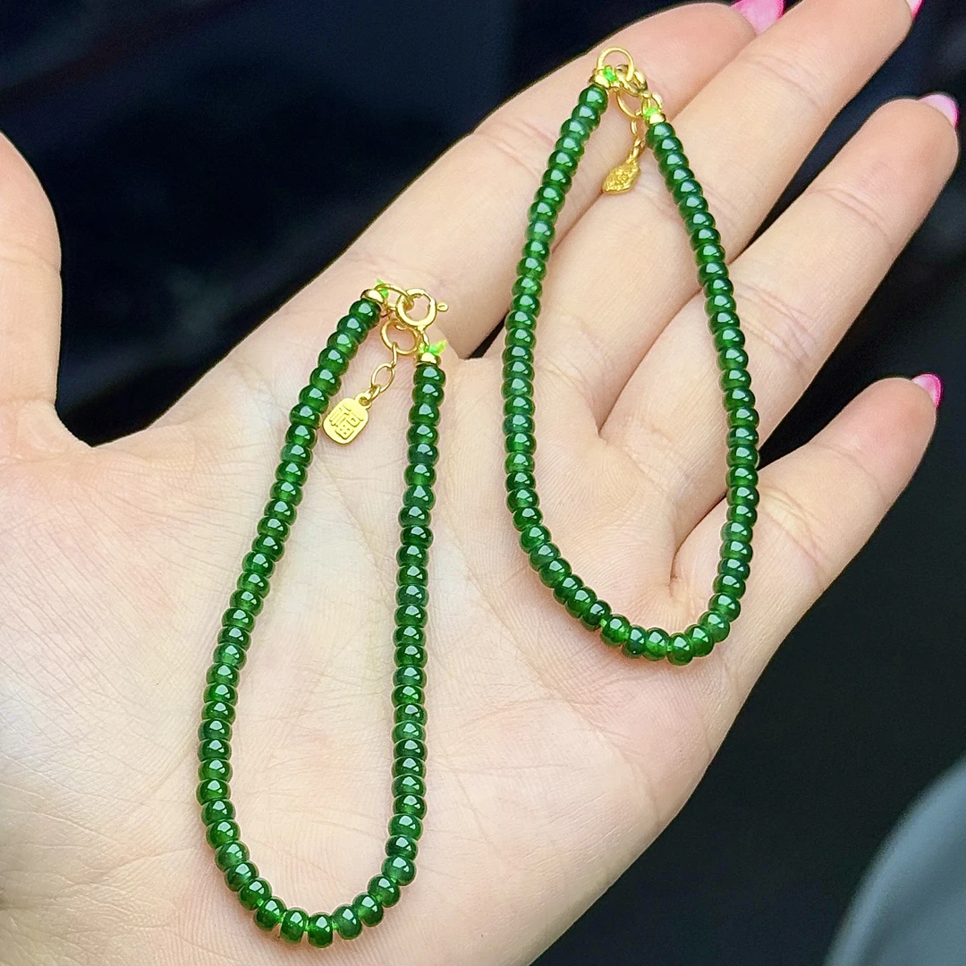 【CH】翡翠手链-约3mm（多样性发其一）