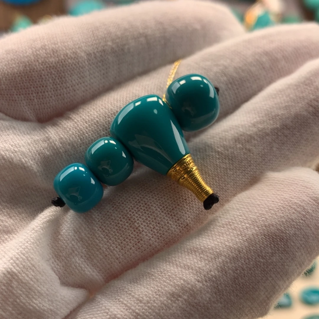 未镶嵌绿松石挂件A375