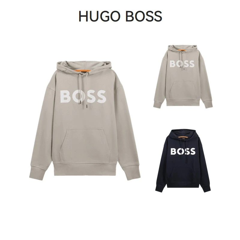 Hugo Boss雨果博斯 男士orange系列连帽长袖卫衣50487134