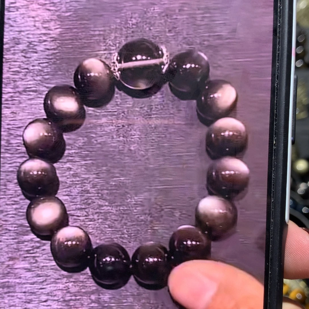 未镶嵌黑曜岩手串真**锅