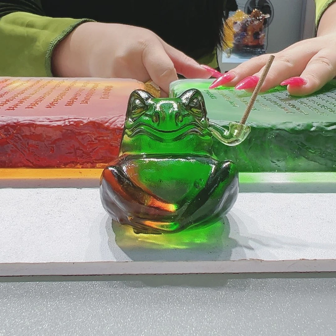 【闪购商品】手工艺品琉璃青蛙香插