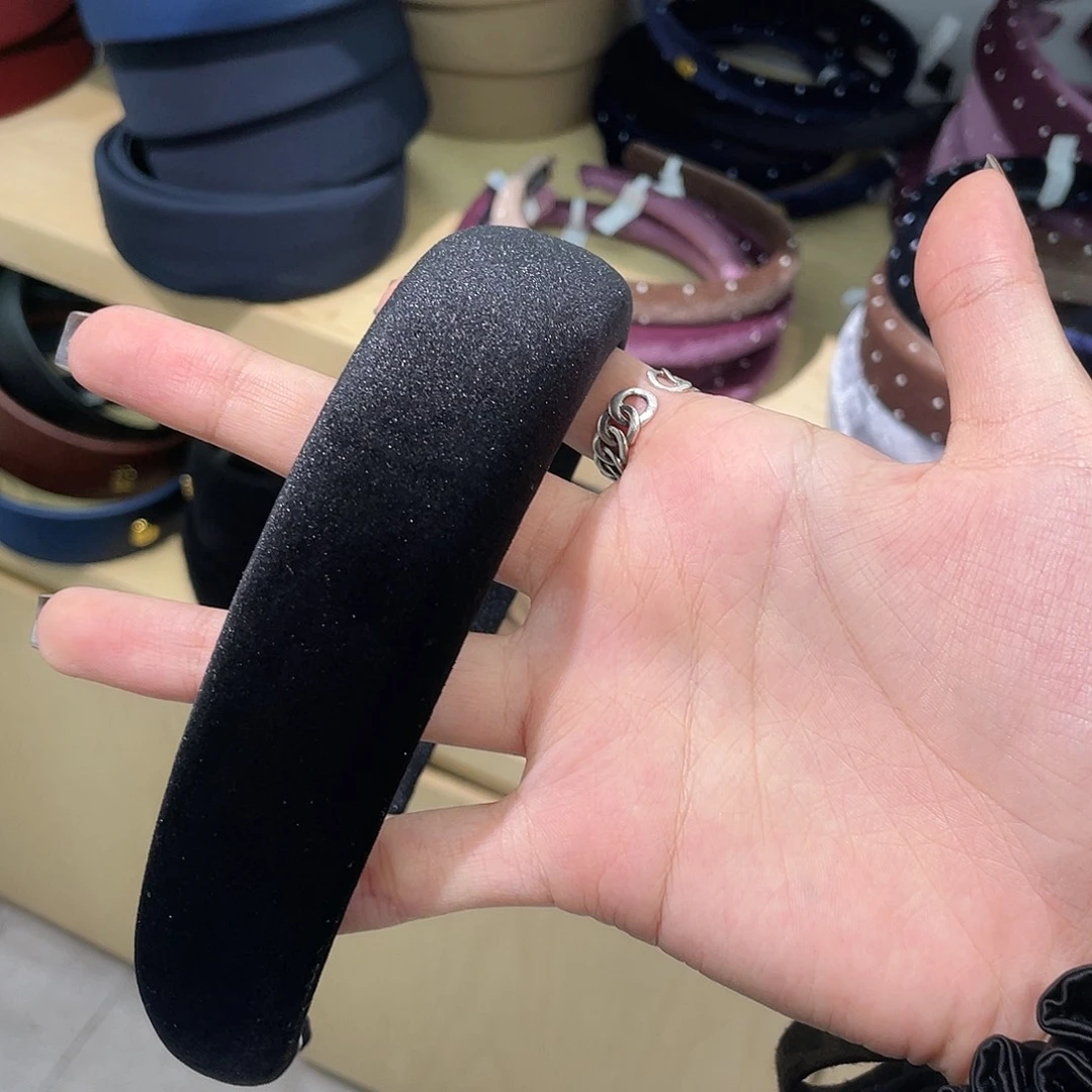 布艺非金属黑色发箍