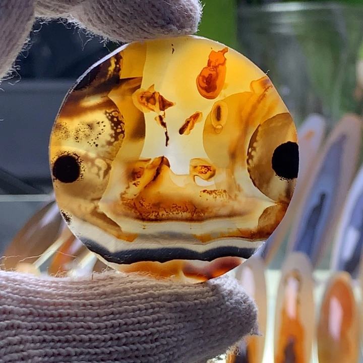 未镶嵌玛瑙/玉髓珠宝半成品101