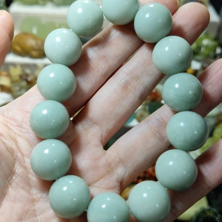 岫玉手串款式未镶嵌