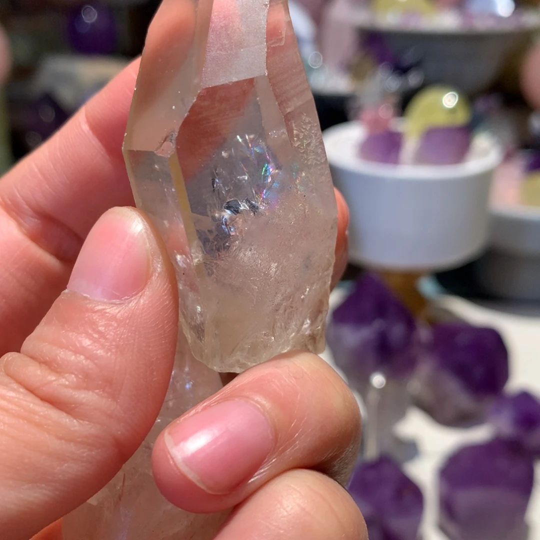 紫晶原石未镶嵌为****盛白水晶