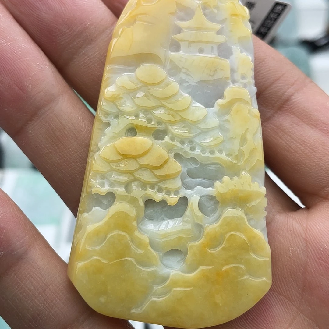 颈饰未镶嵌翡翠翡翠