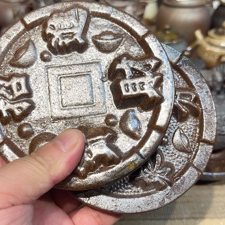 柴烧裸烧茶具放漏764