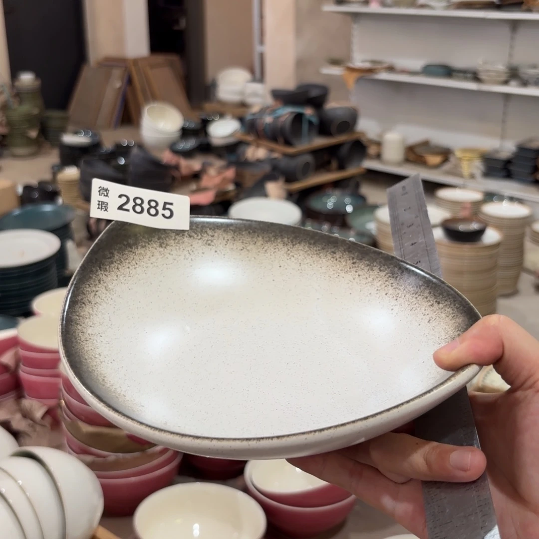 陶瓷2885 微瑕陶瓷餐具1个