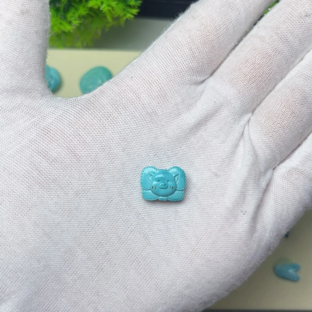 绿松石合金吊坠(不含链)