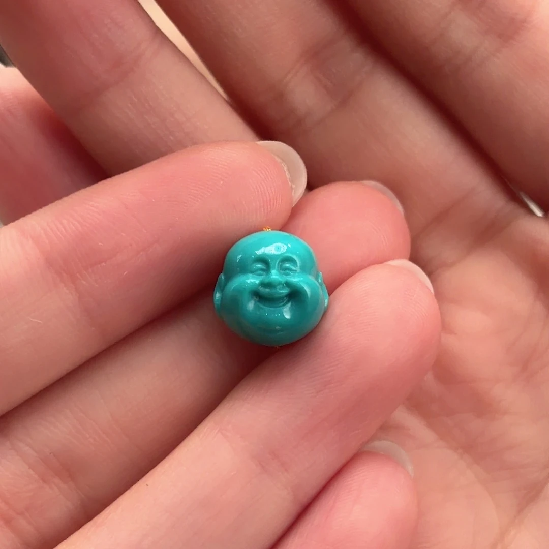 绿松石未镶嵌颈饰