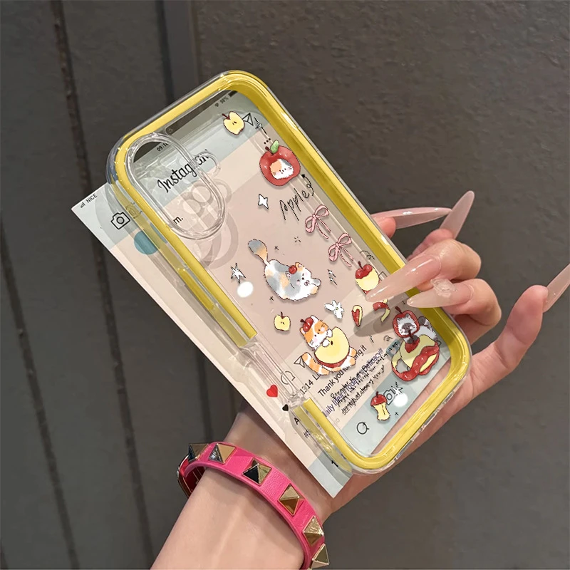 猫适用17手机壳16plus磨砂15硅胶13mini保护套14promax12