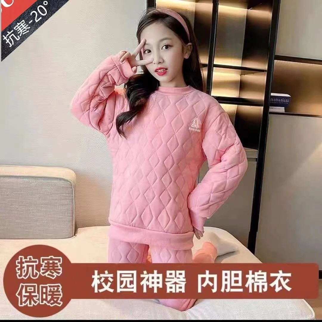 女童保暖校服神器套装1233