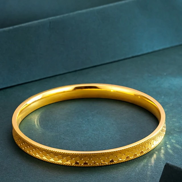 合金手镯 碎冰冰实心优品定制送礼佳选卡家镯子