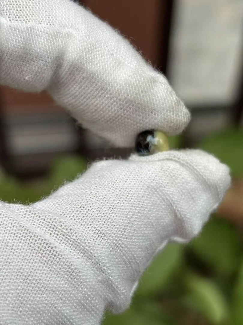 1869天然蜜蜡琥珀特色奥利奥圆珠6.6mm