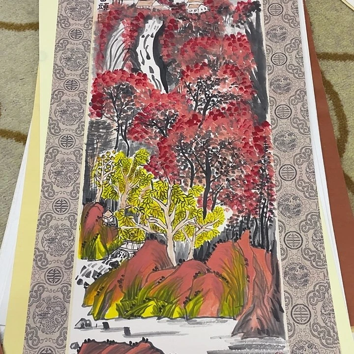 国画33-66卡纸作品艺