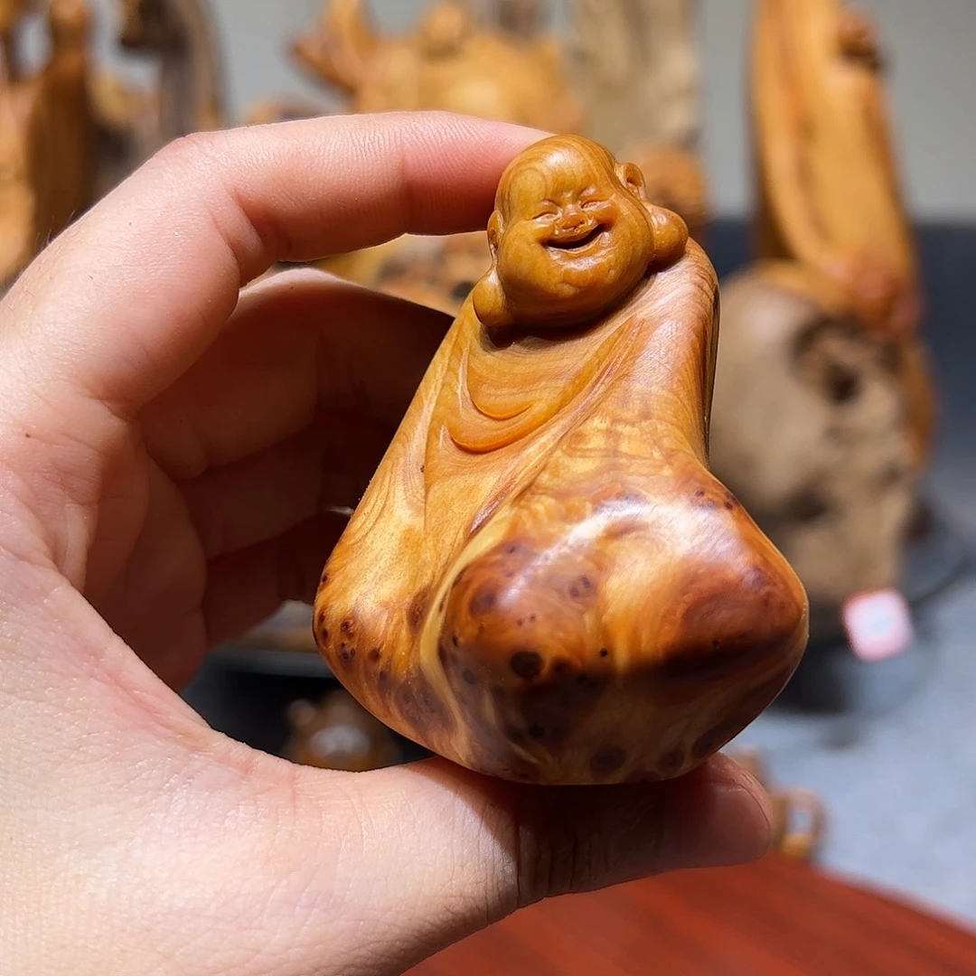 柏木崖柏木手把件摆件