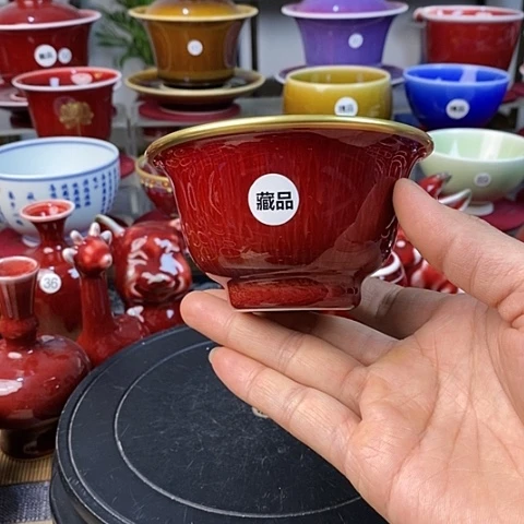 【闪购商品】景德镇原矿名陶雅玩原矿郎红