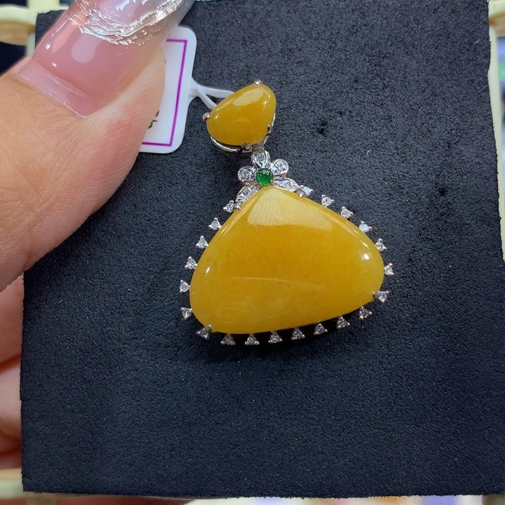 18K金镶嵌手链翡翠翡翠