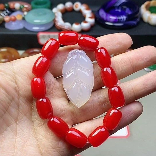 玛瑙/玉髓吊坠(不含链)未镶嵌G***9