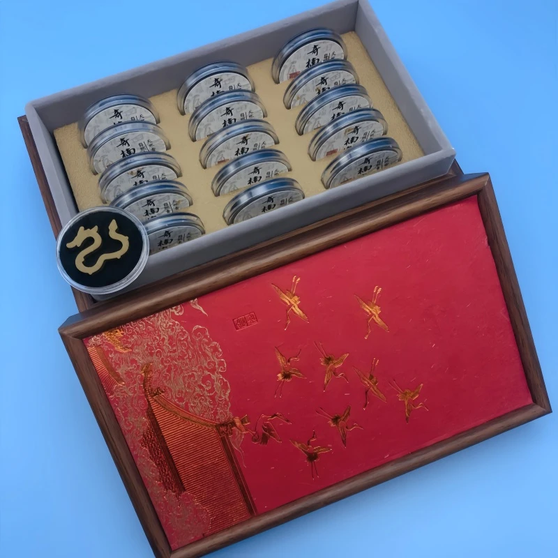 纯天然无粘粉小祥龙礼盒装居家用卧室内房间送礼瑜伽办公品茶盘香