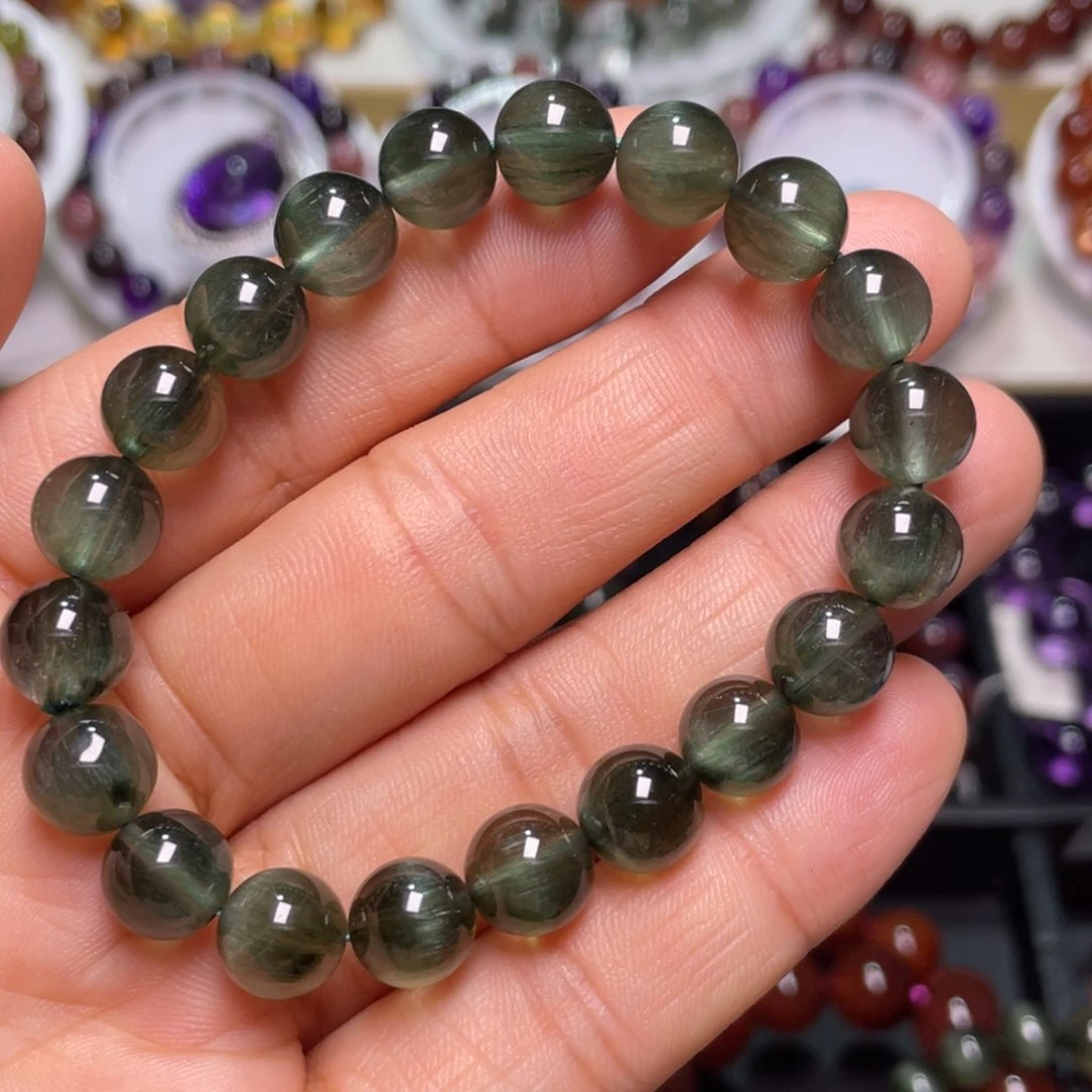 水晶手链未镶嵌绿发晶