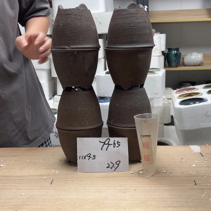 紫砂花盆多肉花盆微瑕65