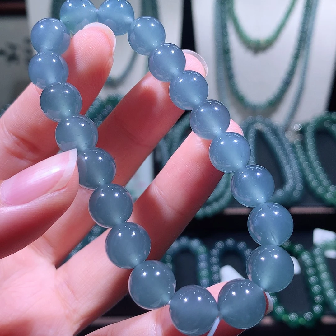 未镶嵌手链翡翠天然a货翡翠手串10