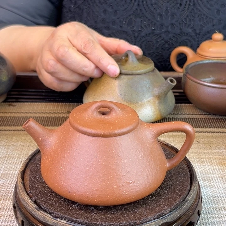 茶壶紫砂黄龙山朱泥150cc