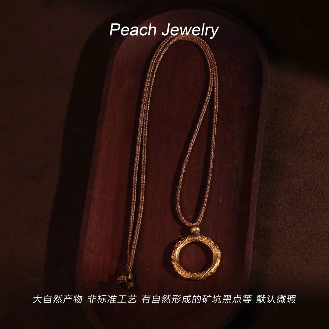 合金吊坠  《哪吒·乾坤圈项链》合金乾坤圈可调节项链 SJ84