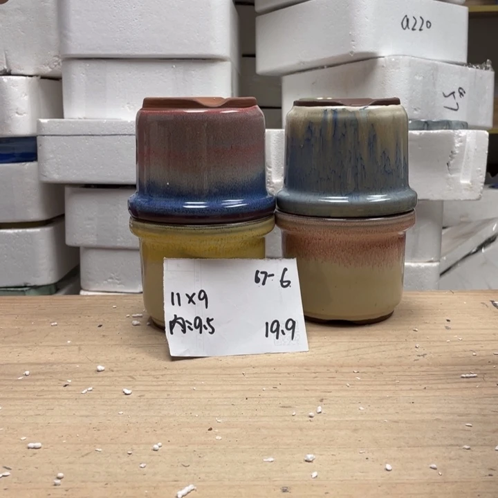 紫砂花盆多肉花盆微瑕6