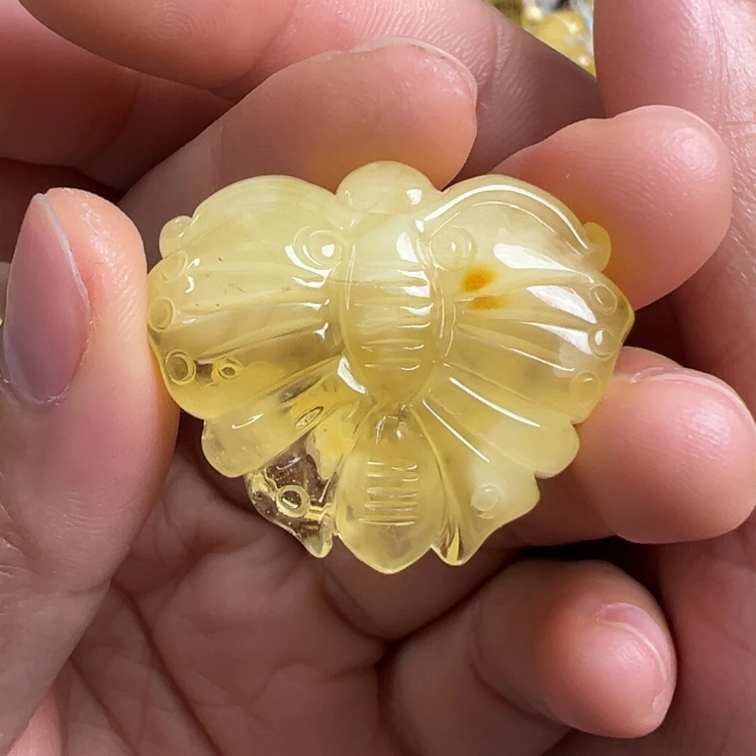 蜜蜡未镶嵌裸石琥珀