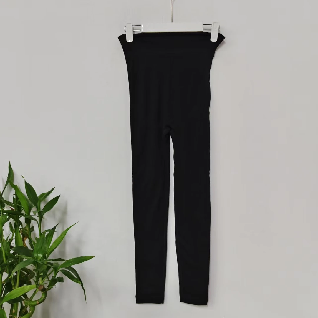 8986加绒加厚女款保暖裤内穿高腰弹力棉裤居家打底睡裤新款棉毛裤