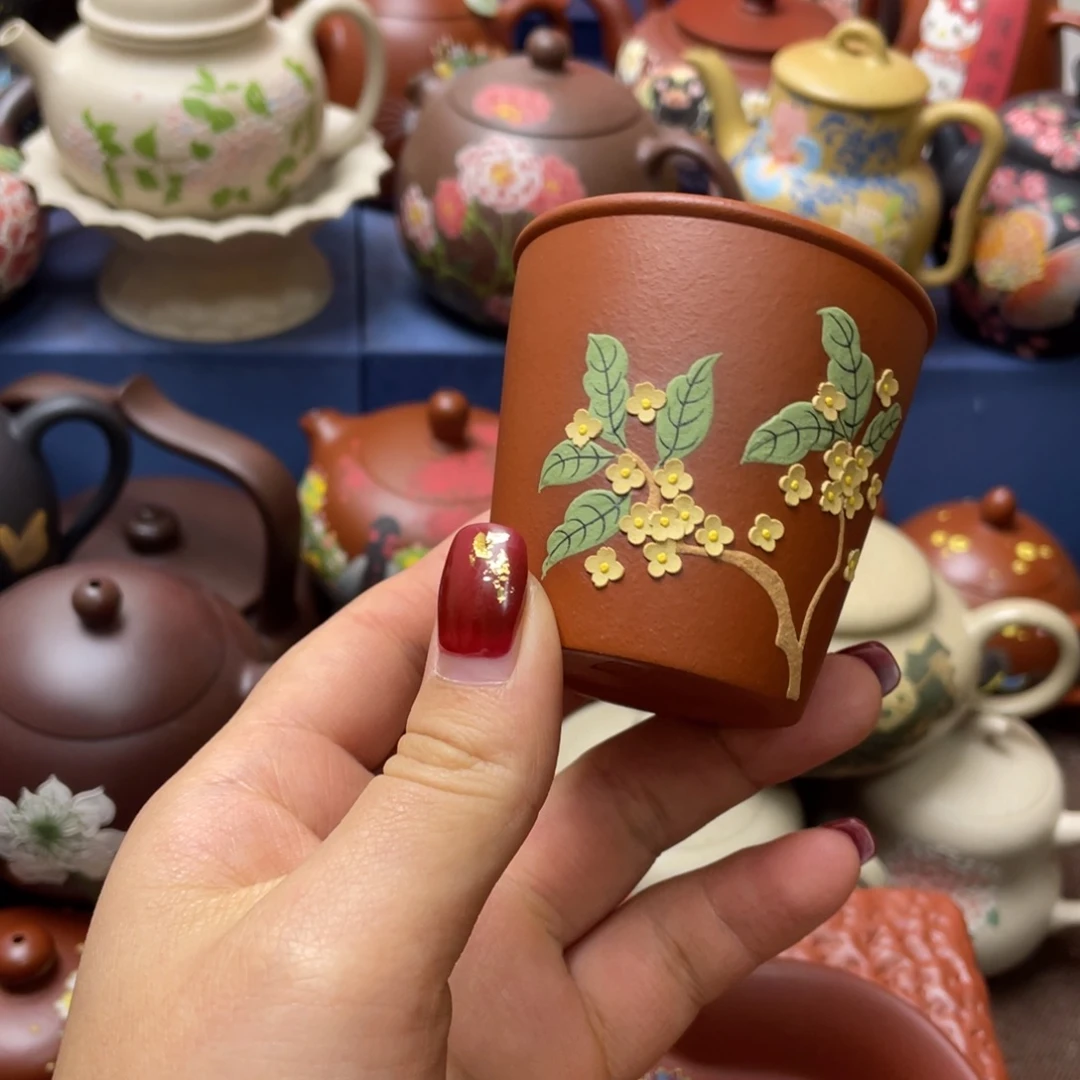 茶杯紫砂紫砂主人杯80cf