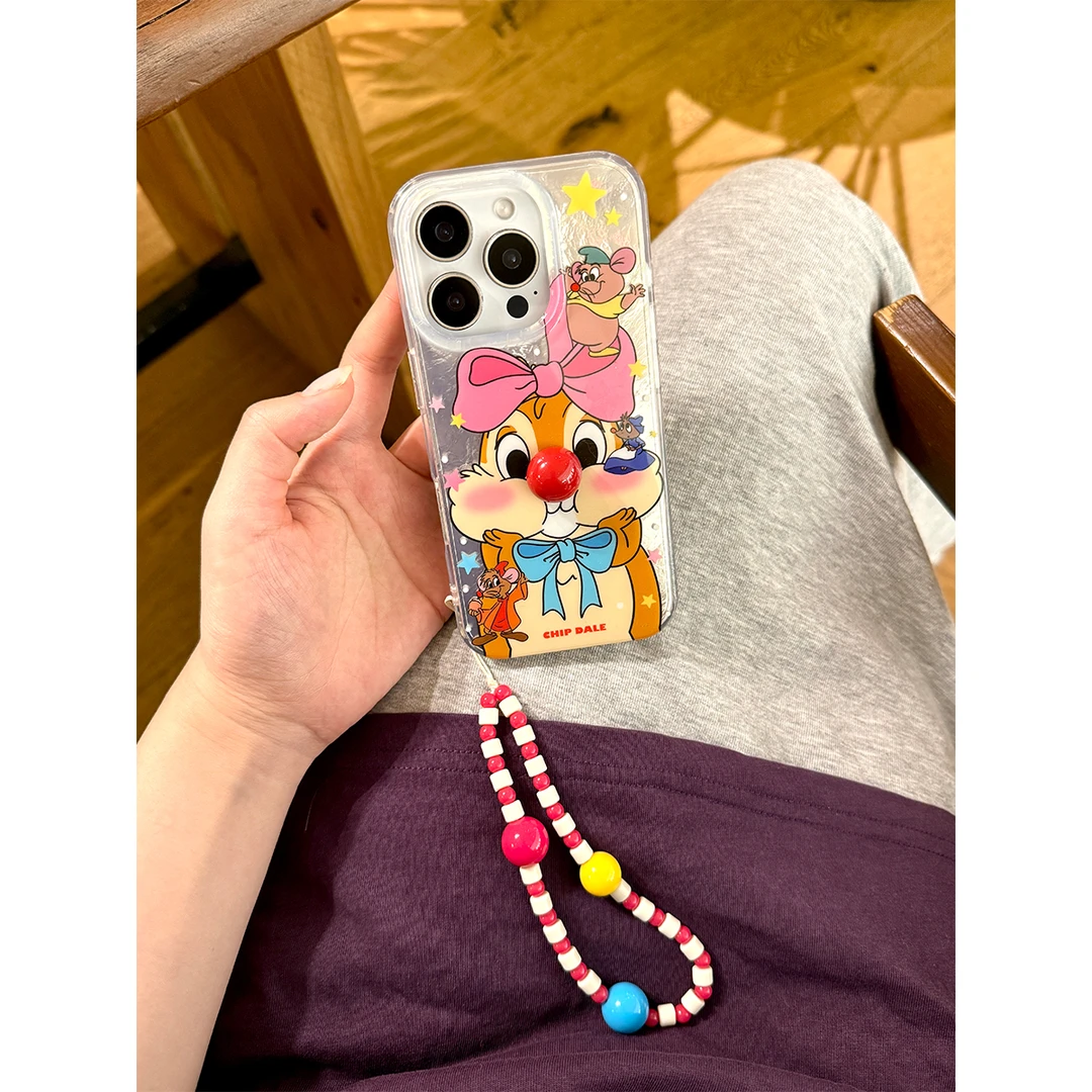 适用苹果16手机壳iPhone15/14promax可爱立体鼻子松鼠保护壳