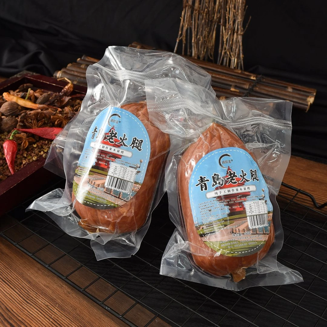 青岛风味老火腿450g肉墩墩大块肉果木熏烤开袋即食