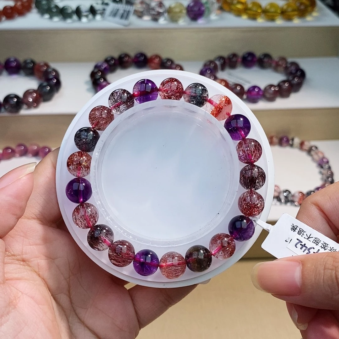 水晶手链未镶嵌黑加仑9