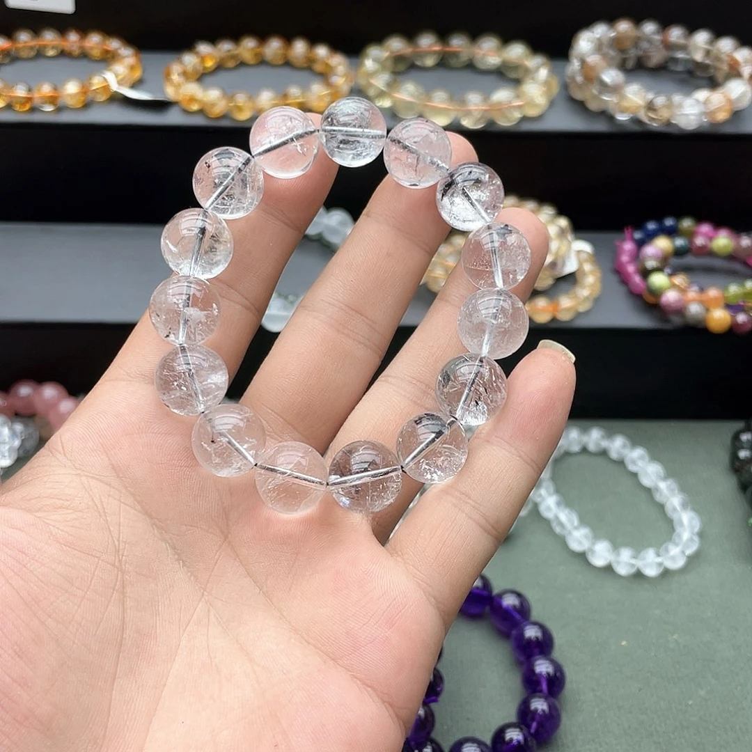 水晶手链未镶嵌卡14+闪灵钻