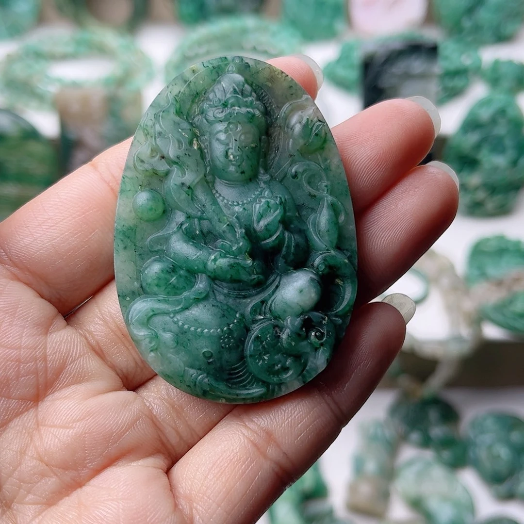 独山玉挂件未镶嵌英***喵