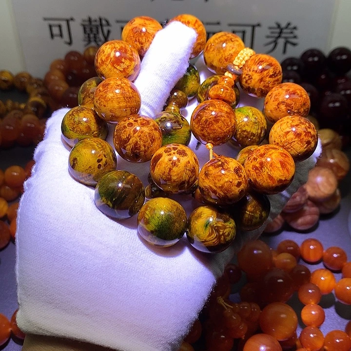 爷***爷松木（琥珀木）手串/手链2 条天花板