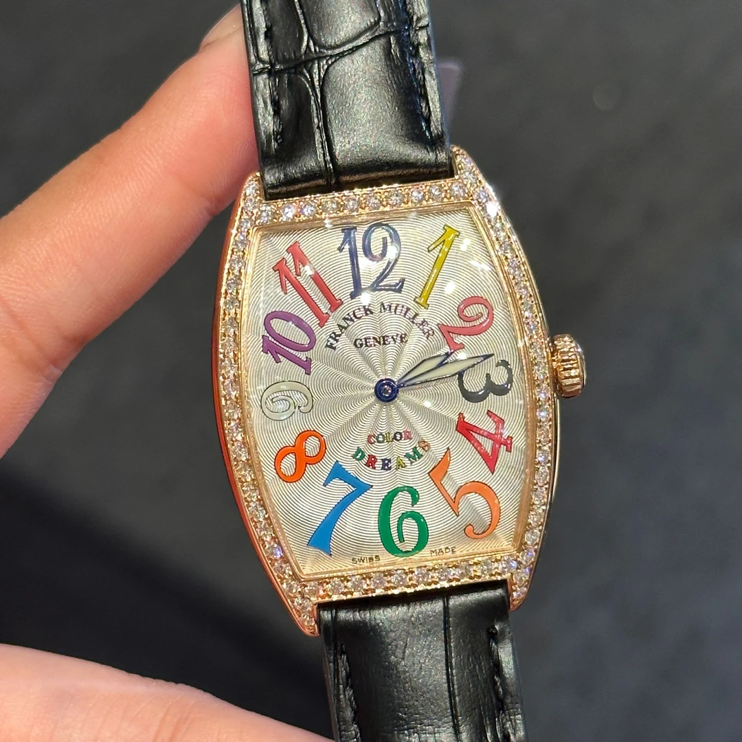 99新 Franck Muller/法兰克穆勒 2852/18K玫瑰金原钻/WHT030311