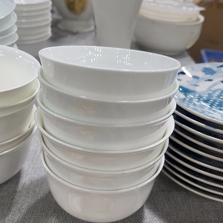 陶摆件4.5..寸金钟碗6个