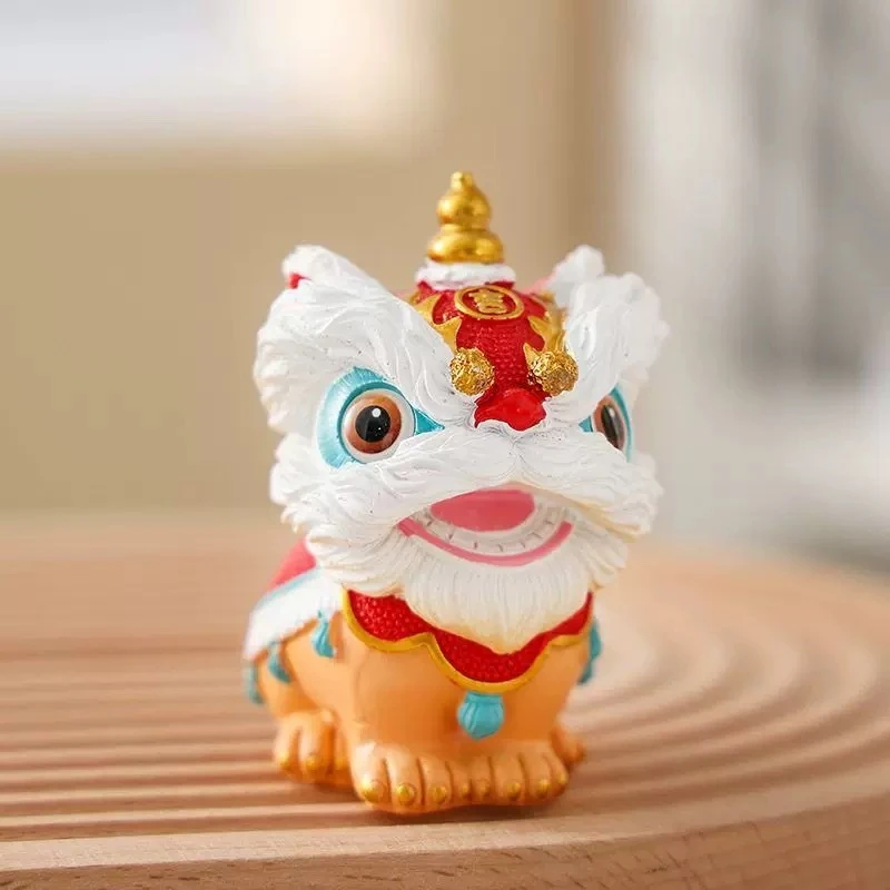 官方正品《红·醒狮》茶宠摆件