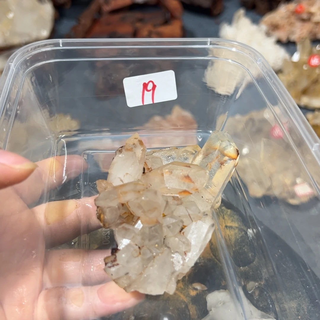 美***始未镶嵌水晶珠宝半成品