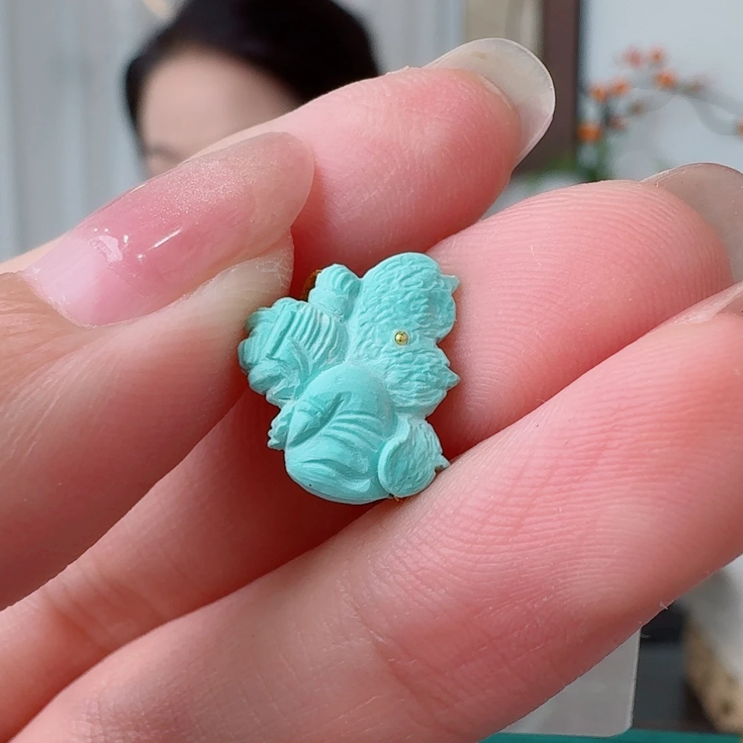 未镶嵌绿松石珠宝奇石