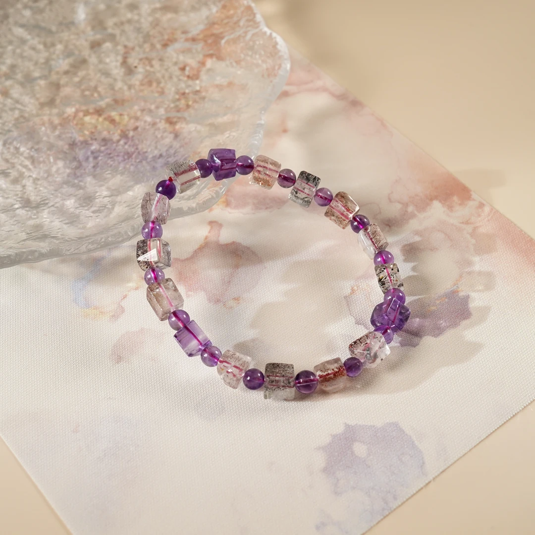 超七原矿碎石手串C640ZC0292