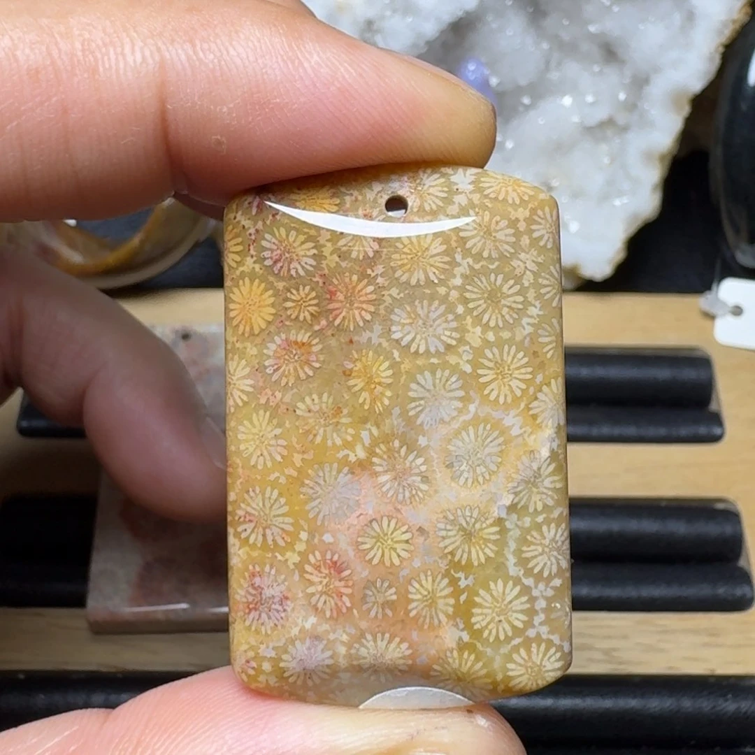 硅化玉立体果冻雏菊花未镶嵌