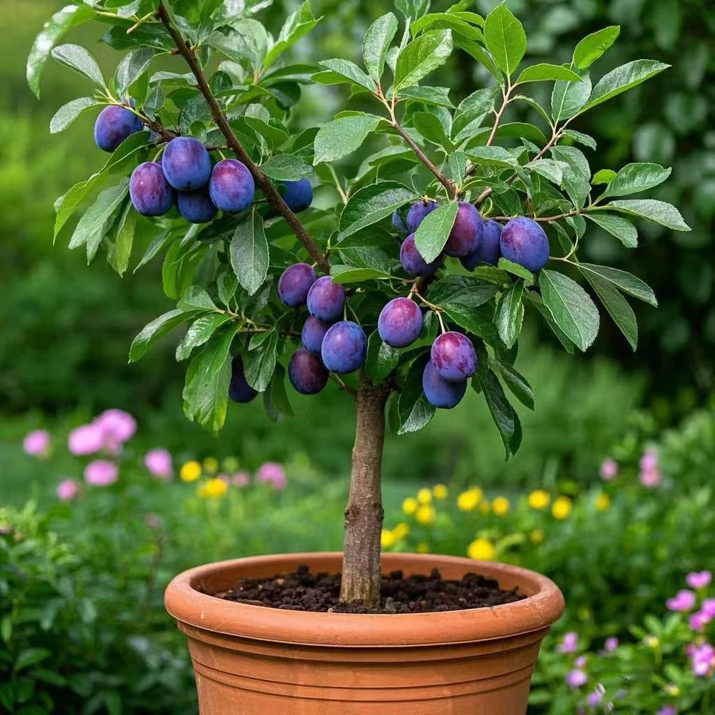 嫁接李子树苗蜂糖李子树苗西梅树苗盆栽南北方种植耐寒耐热果树苗