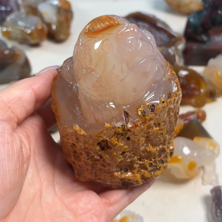 玛瑙/玉髓未镶嵌吊坠(不含链)